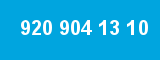 920 904 13 10